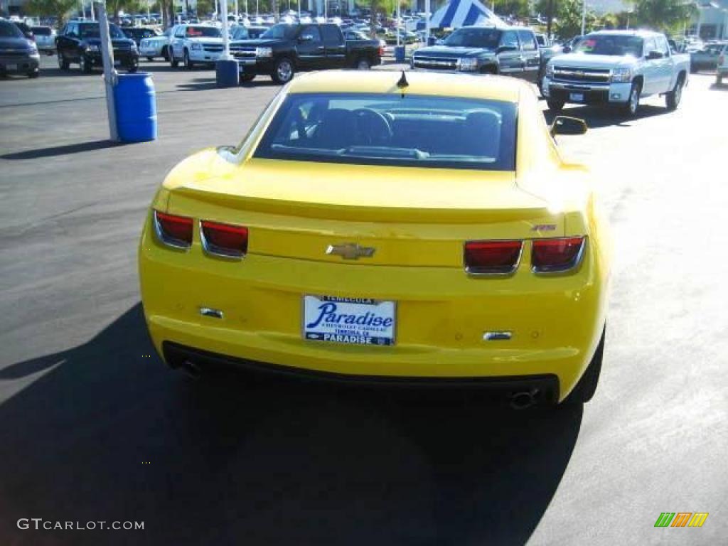 2010 Camaro LT/RS Coupe - Rally Yellow / Black photo #8