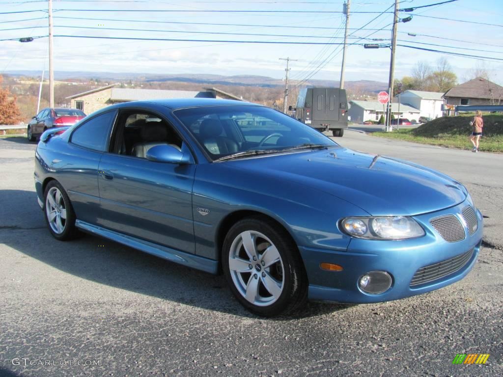 2004 GTO Coupe - Barbados Blue Metallic / Black photo #11