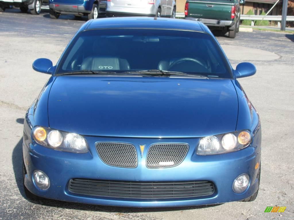 2004 GTO Coupe - Barbados Blue Metallic / Black photo #12