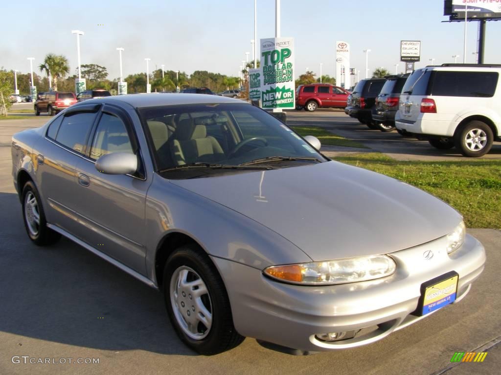 2000 Alero GL Sedan - Silvermist / Neutral photo #7