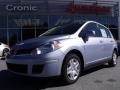 2010 Arctic Blue Metallic Nissan Versa 1.8 S Hatchback  photo #1