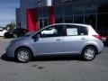 2010 Arctic Blue Metallic Nissan Versa 1.8 S Hatchback  photo #2