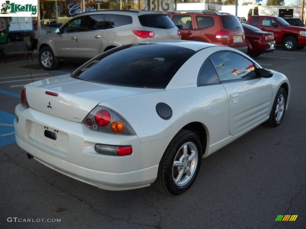 2003 Eclipse RS Coupe - Dover White Pearl / Midnight photo #3