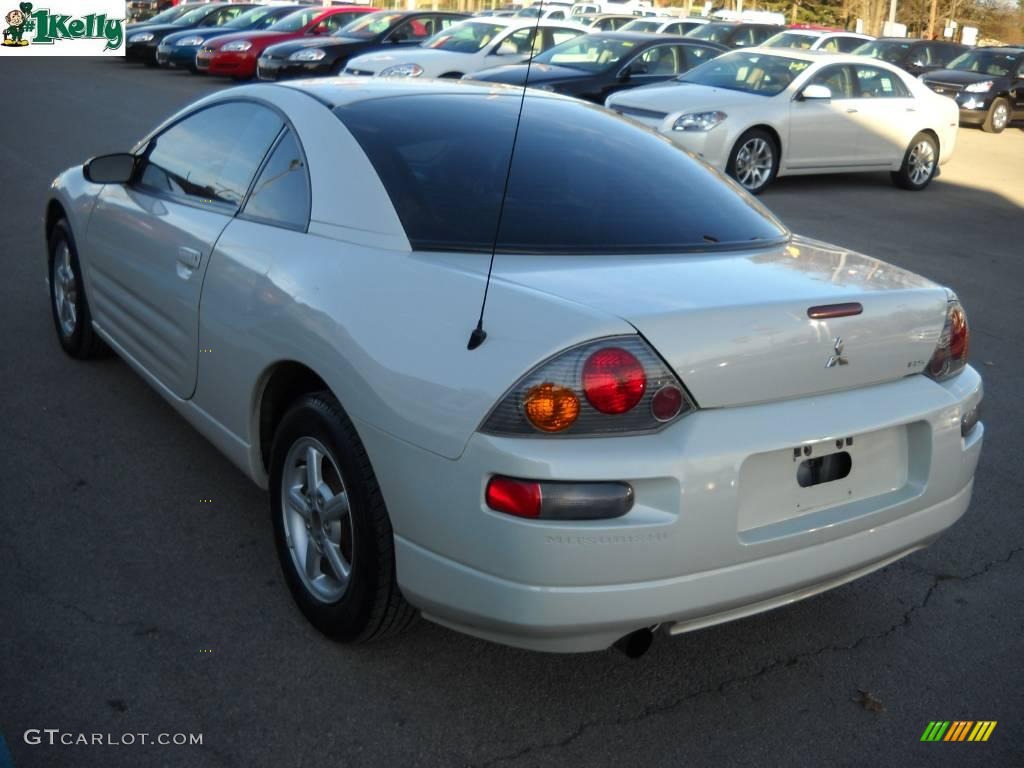 2003 Eclipse RS Coupe - Dover White Pearl / Midnight photo #5