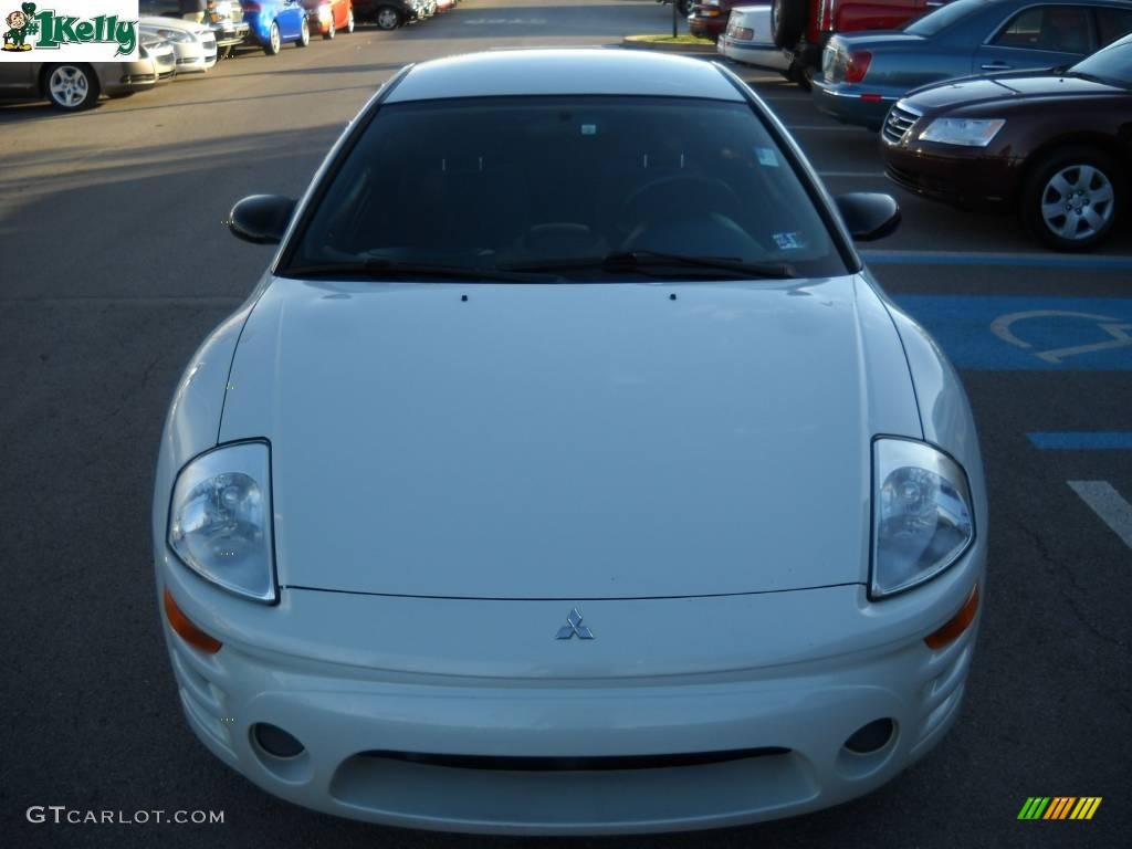 2003 Eclipse RS Coupe - Dover White Pearl / Midnight photo #16