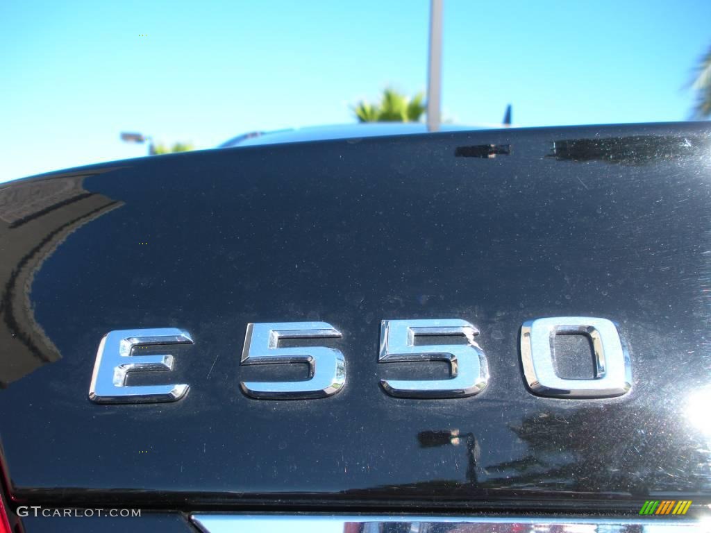 2007 E 550 Sedan - Black / Black/Sahara Beige photo #9