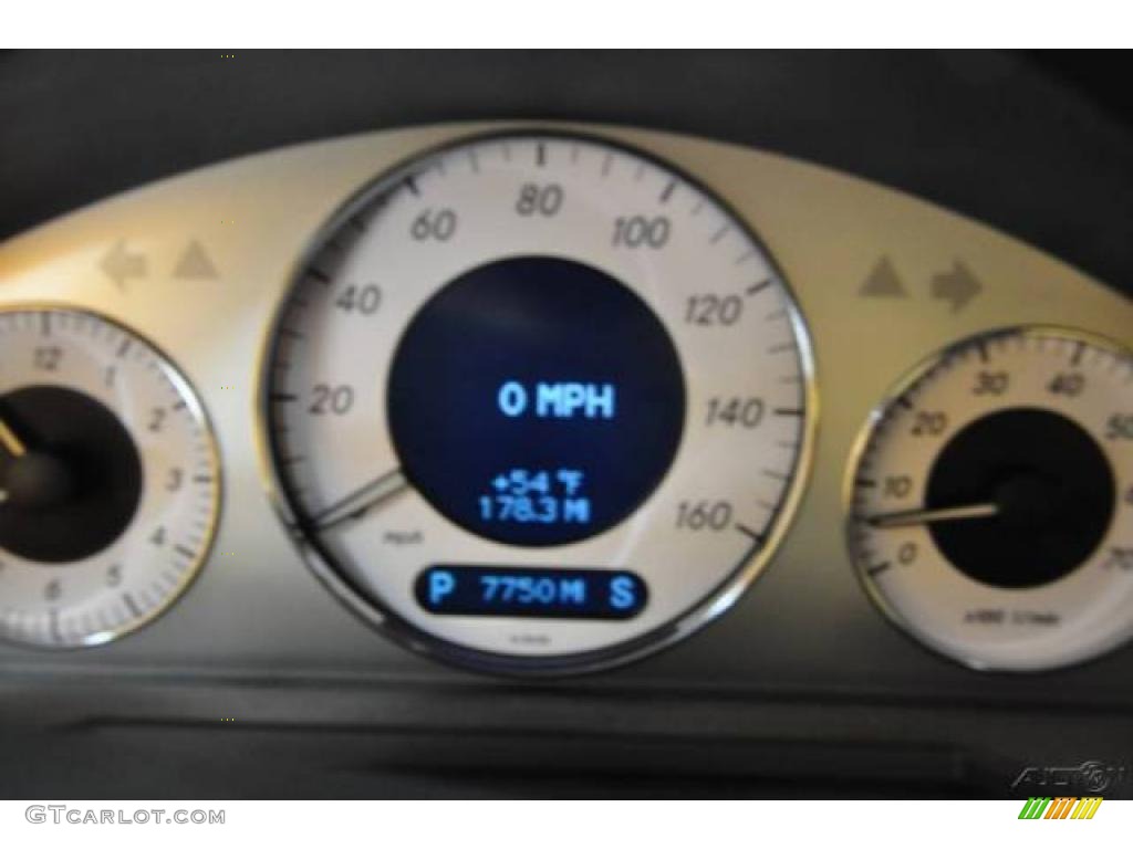 2008 E 550 Sedan - Flint Grey Metallic / Cognac Brown/Black photo #10