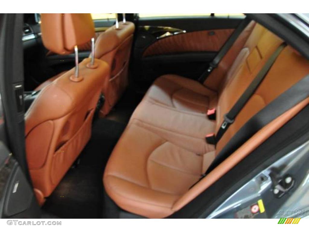 2008 E 550 Sedan - Flint Grey Metallic / Cognac Brown/Black photo #15