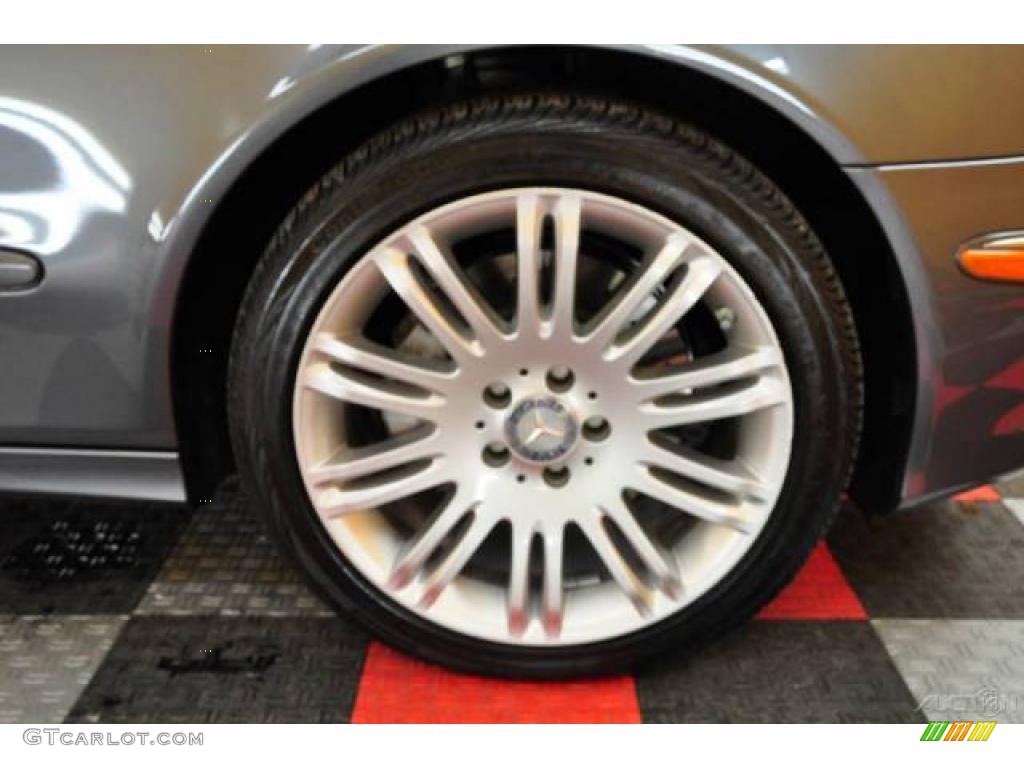 2008 E 550 Sedan - Flint Grey Metallic / Cognac Brown/Black photo #19