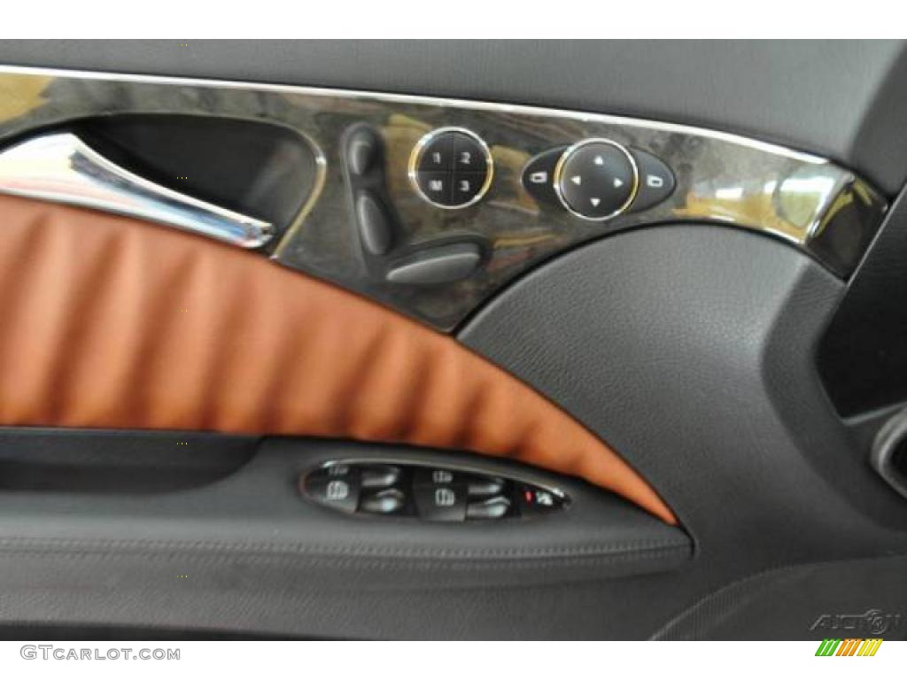 2008 E 550 Sedan - Flint Grey Metallic / Cognac Brown/Black photo #26