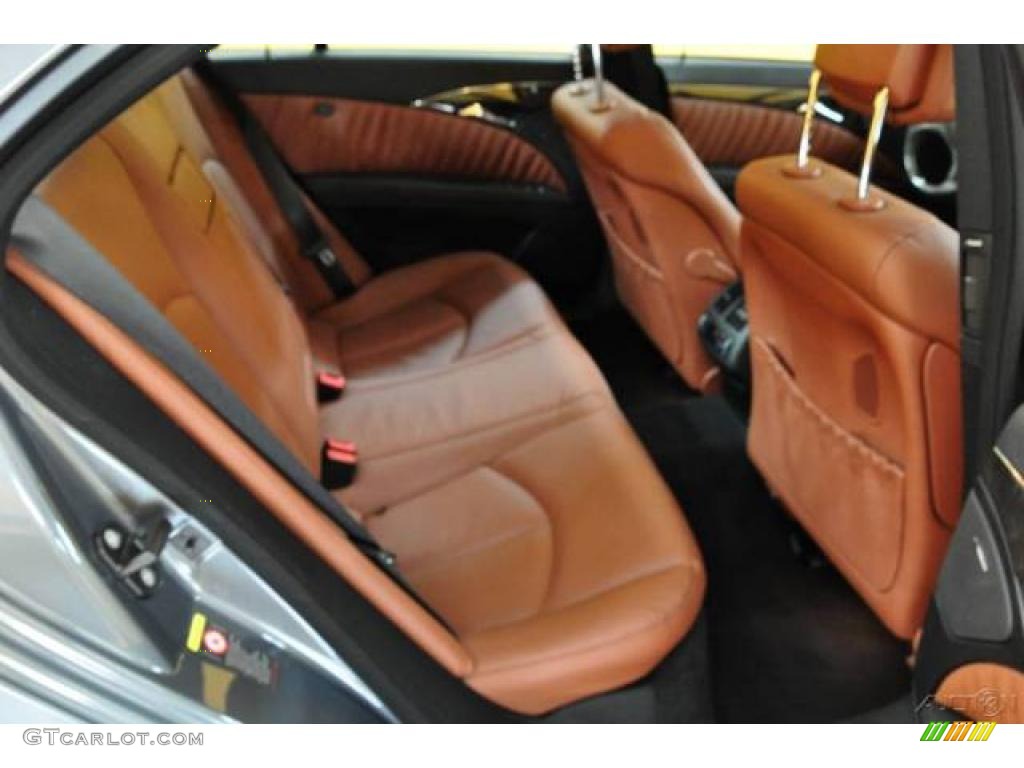 2008 E 550 Sedan - Flint Grey Metallic / Cognac Brown/Black photo #30