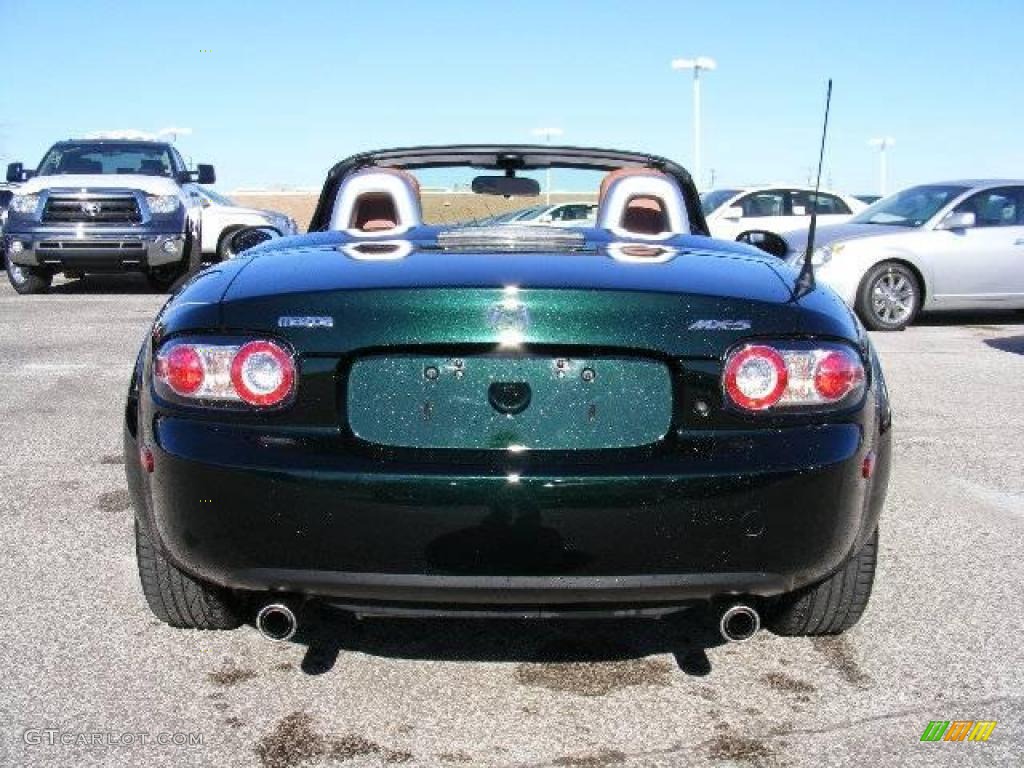 2008 MX-5 Miata Grand Touring Roadster - Highland Green / Saddle Brown photo #5