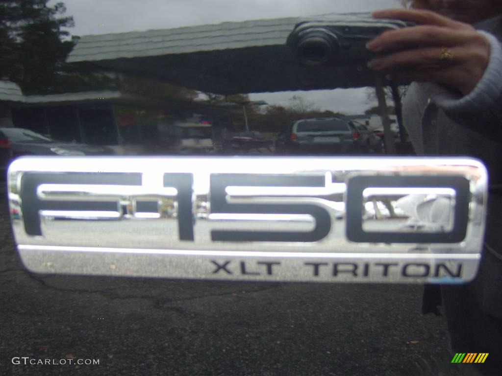 2004 F150 XLT SuperCab - Black / Medium/Dark Flint photo #8