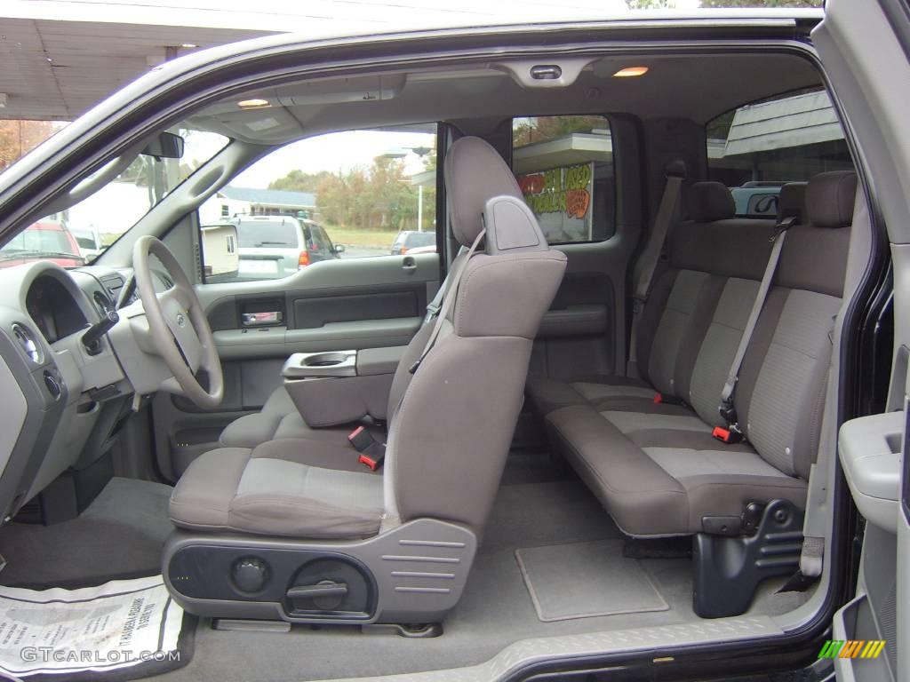 2004 F150 XLT SuperCab - Black / Medium/Dark Flint photo #11