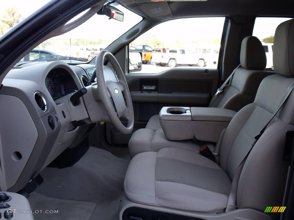 2006 F150 XLT SuperCab - Black / Medium/Dark Flint photo #10