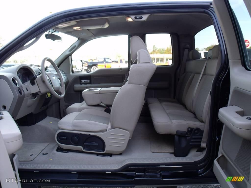 2006 F150 XLT SuperCab - Black / Medium/Dark Flint photo #13