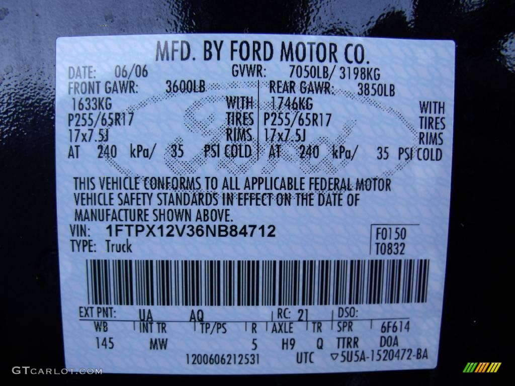 2006 F150 XLT SuperCab - Black / Medium/Dark Flint photo #24