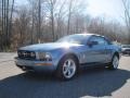 2007 Windveil Blue Metallic Ford Mustang V6 Premium Convertible  photo #1