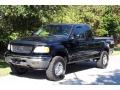 2001 Black Ford F150 XLT SuperCab 4x4  photo #1