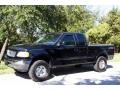 2001 Black Ford F150 XLT SuperCab 4x4  photo #2