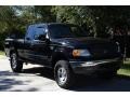 2001 Black Ford F150 XLT SuperCab 4x4  photo #12