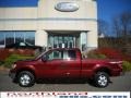 2010 Royal Red Metallic Ford F150 XLT SuperCab 4x4  photo #1