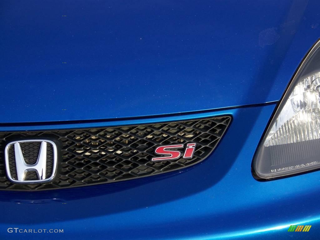 2003 Civic Si Hatchback - Vivid Blue / Black photo #11