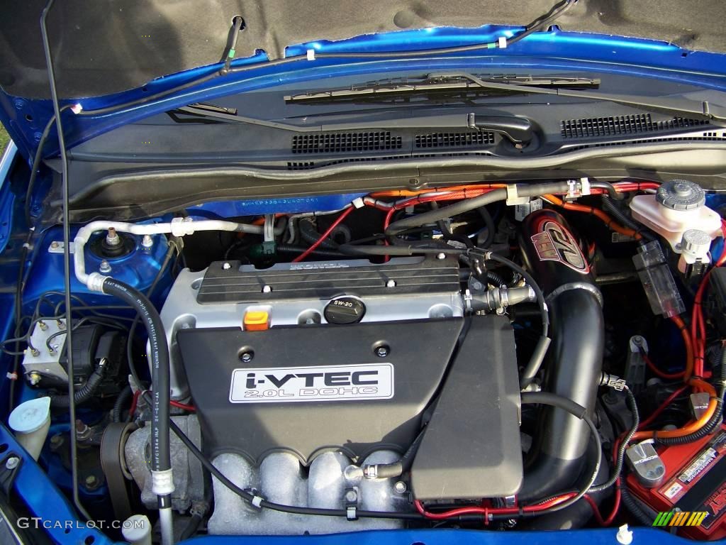 2003 Civic Si Hatchback - Vivid Blue / Black photo #15