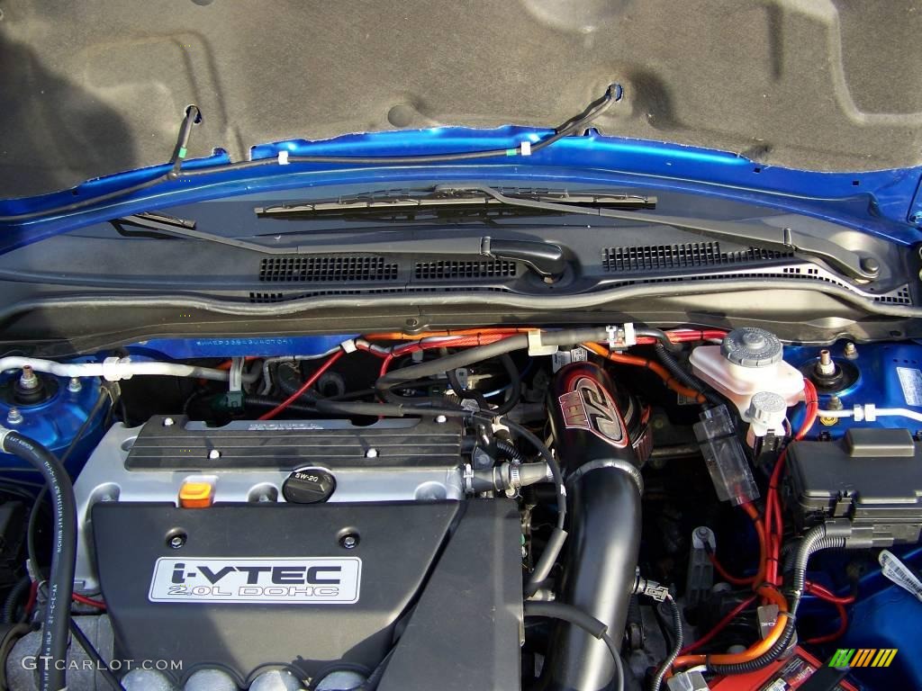 2003 Civic Si Hatchback - Vivid Blue / Black photo #16