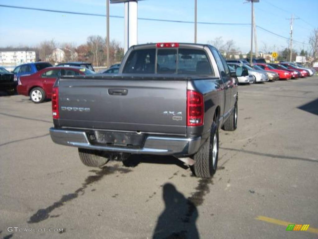 2003 Ram 1500 Laramie Quad Cab 4x4 - Graphite Metallic / Dark Slate Gray photo #10