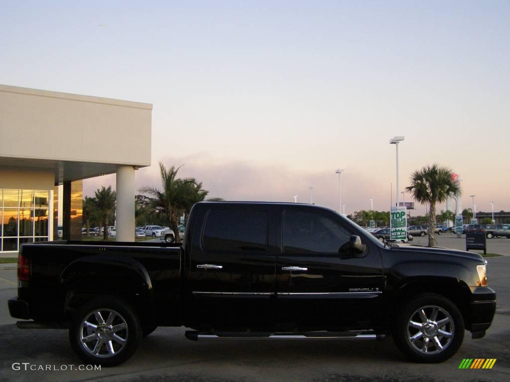 2008 Sierra 1500 Denali Crew Cab - Onyx Black / Ebony photo #2
