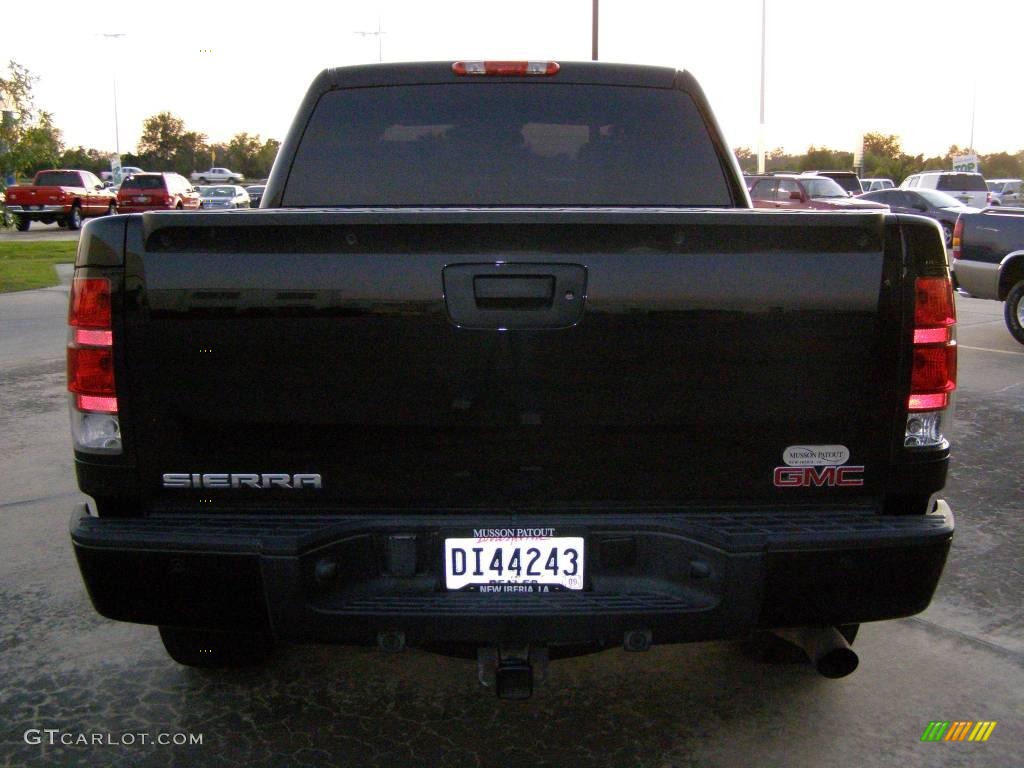 2008 Sierra 1500 Denali Crew Cab - Onyx Black / Ebony photo #4