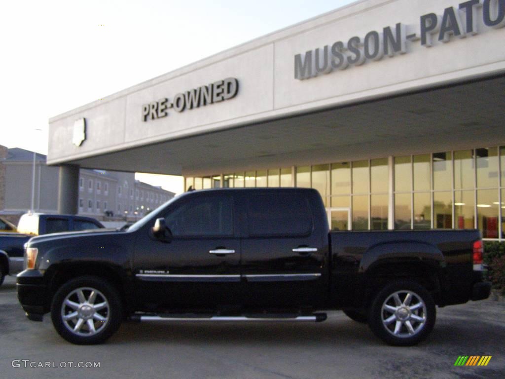 2008 Sierra 1500 Denali Crew Cab - Onyx Black / Ebony photo #6