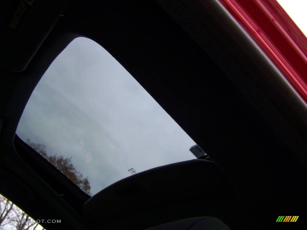 2003 Civic EX Coupe - Rallye Red / Black photo #19
