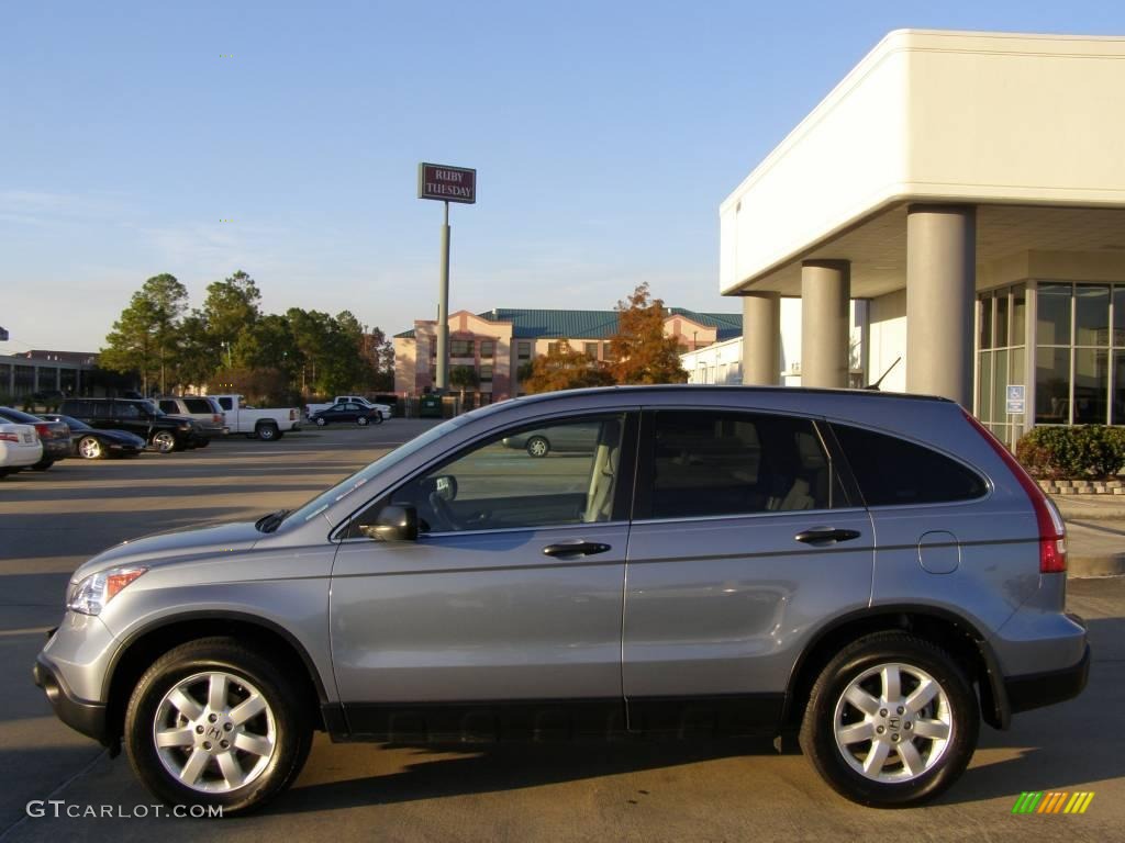 2008 CR-V EX - Whistler Silver Metallic / Gray photo #2