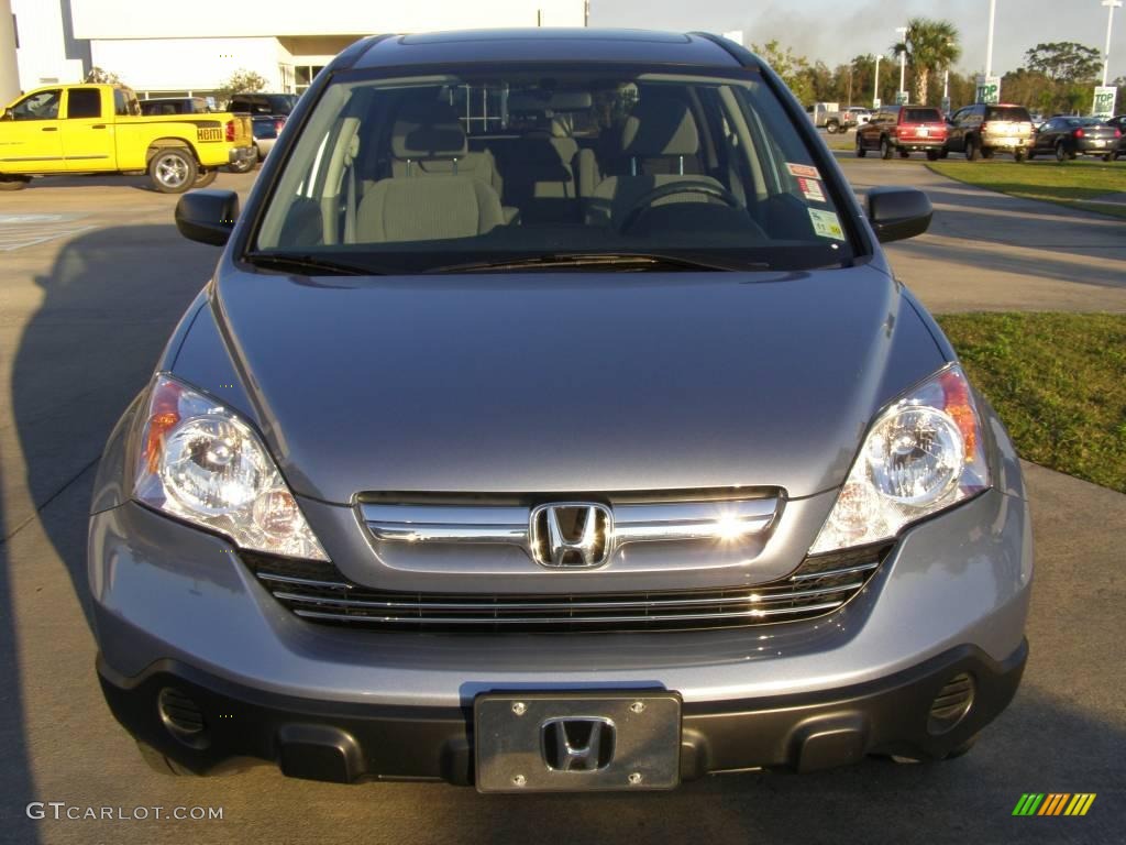 2008 CR-V EX - Whistler Silver Metallic / Gray photo #8