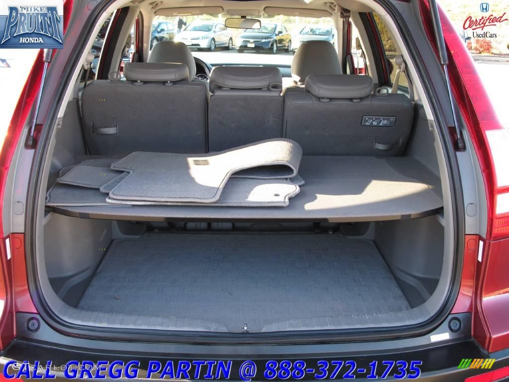 2008 CR-V EX-L 4WD - Tango Red Pearl / Gray photo #10