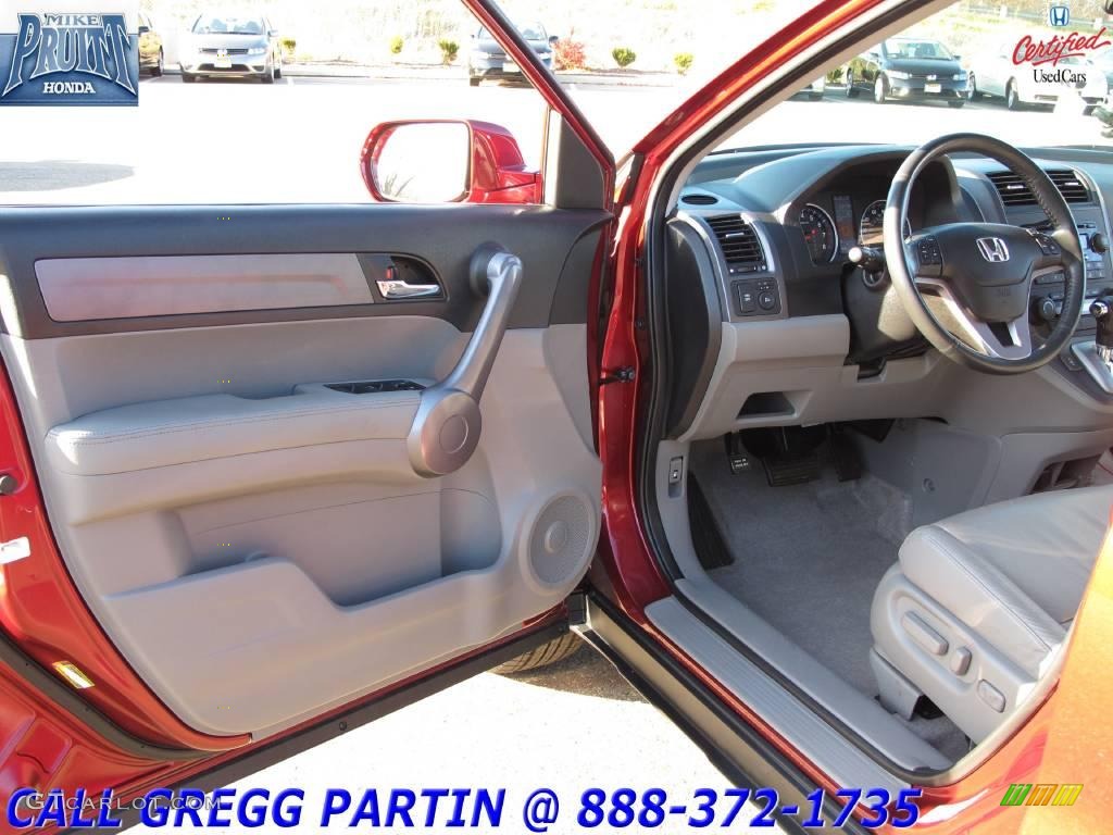 2008 CR-V EX-L 4WD - Tango Red Pearl / Gray photo #12