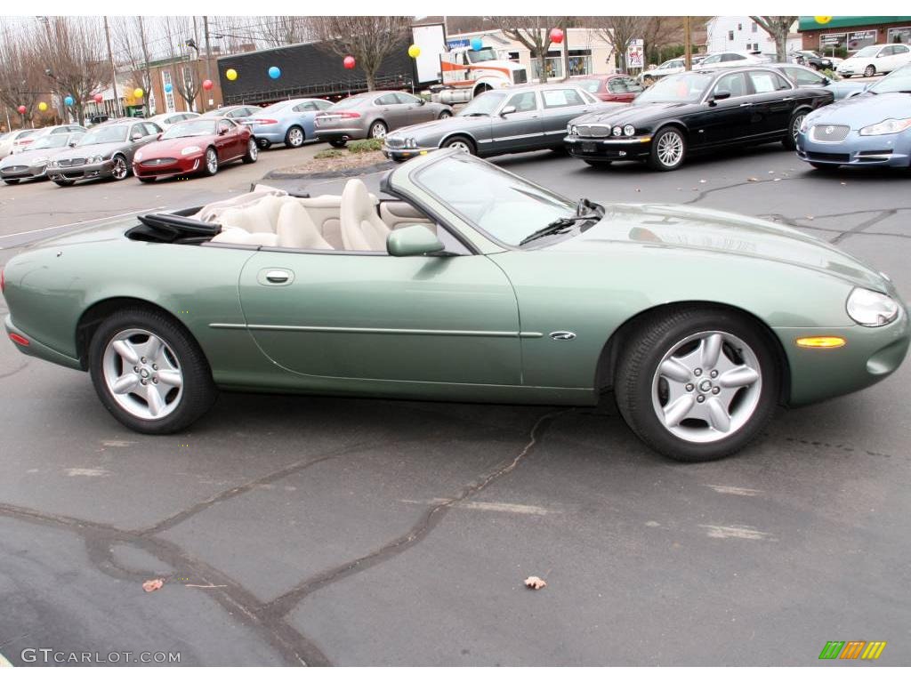 1999 XK XK8 Convertible - Alpine Green / Ivory photo #4