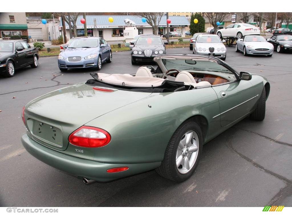 1999 XK XK8 Convertible - Alpine Green / Ivory photo #5