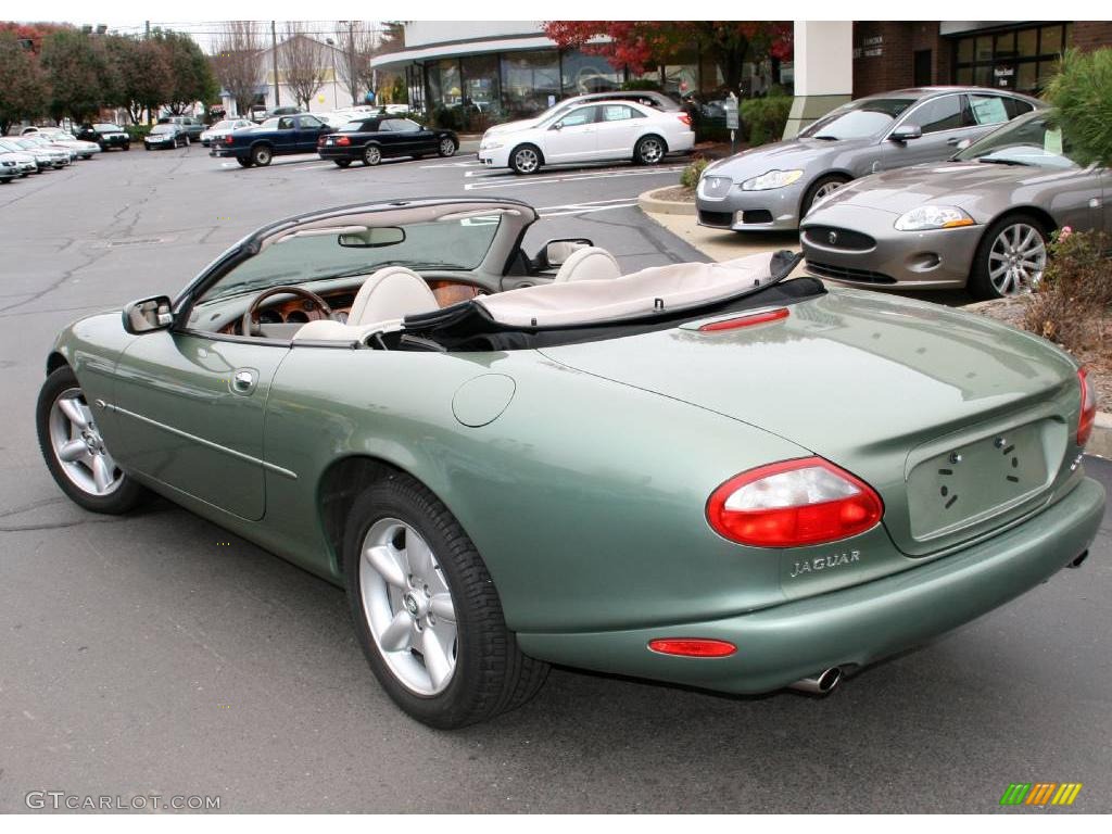 1999 XK XK8 Convertible - Alpine Green / Ivory photo #8