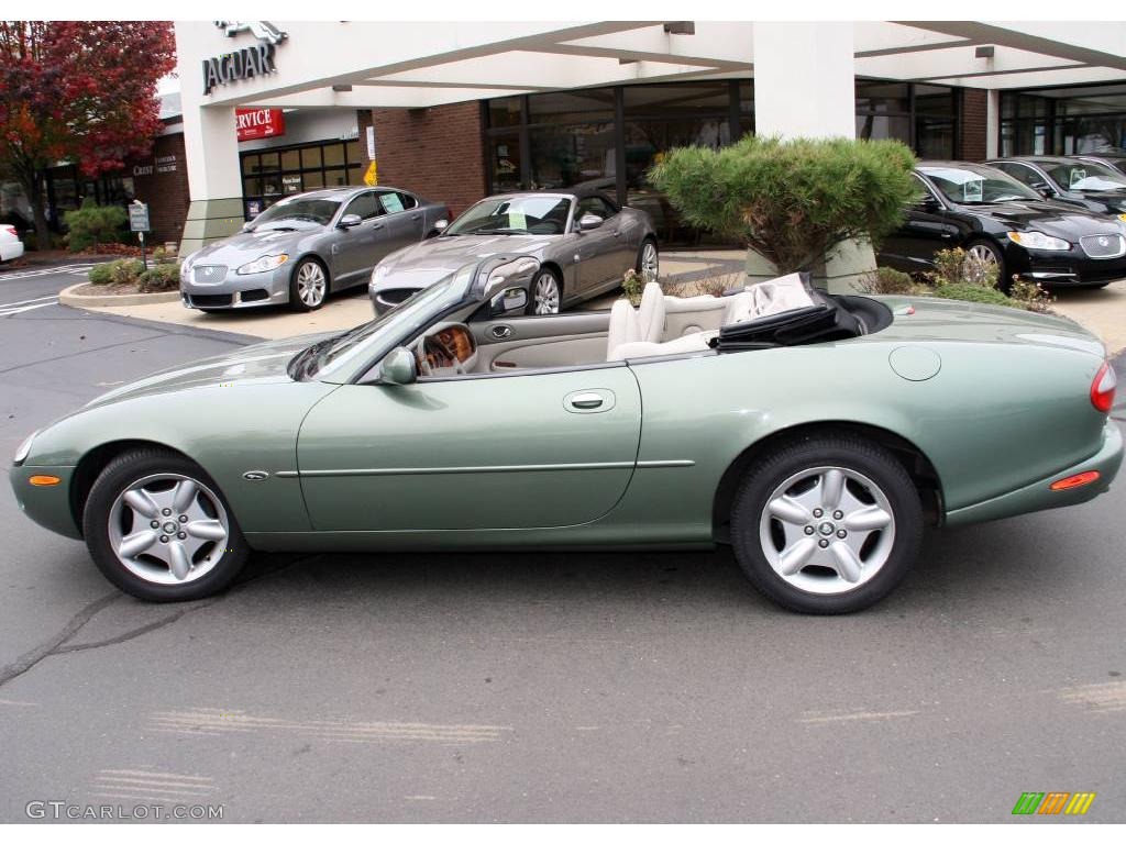 1999 XK XK8 Convertible - Alpine Green / Ivory photo #9