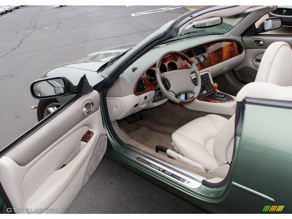 1999 XK XK8 Convertible - Alpine Green / Ivory photo #10