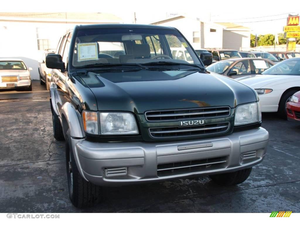 2000 Trooper LS 4x4 - Dragon Green / Beige photo #3
