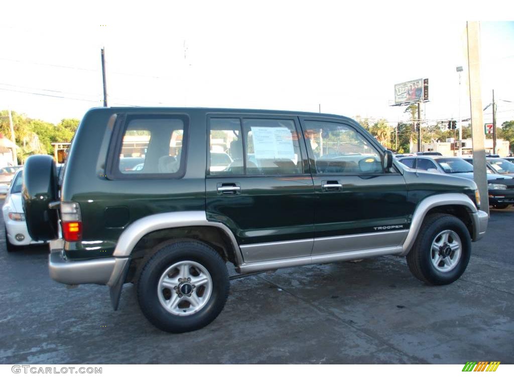 2000 Trooper LS 4x4 - Dragon Green / Beige photo #6