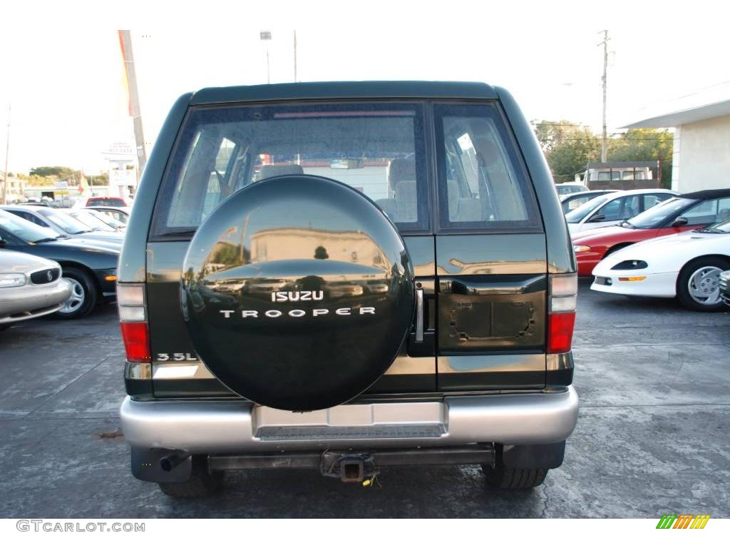 2000 Trooper LS 4x4 - Dragon Green / Beige photo #8