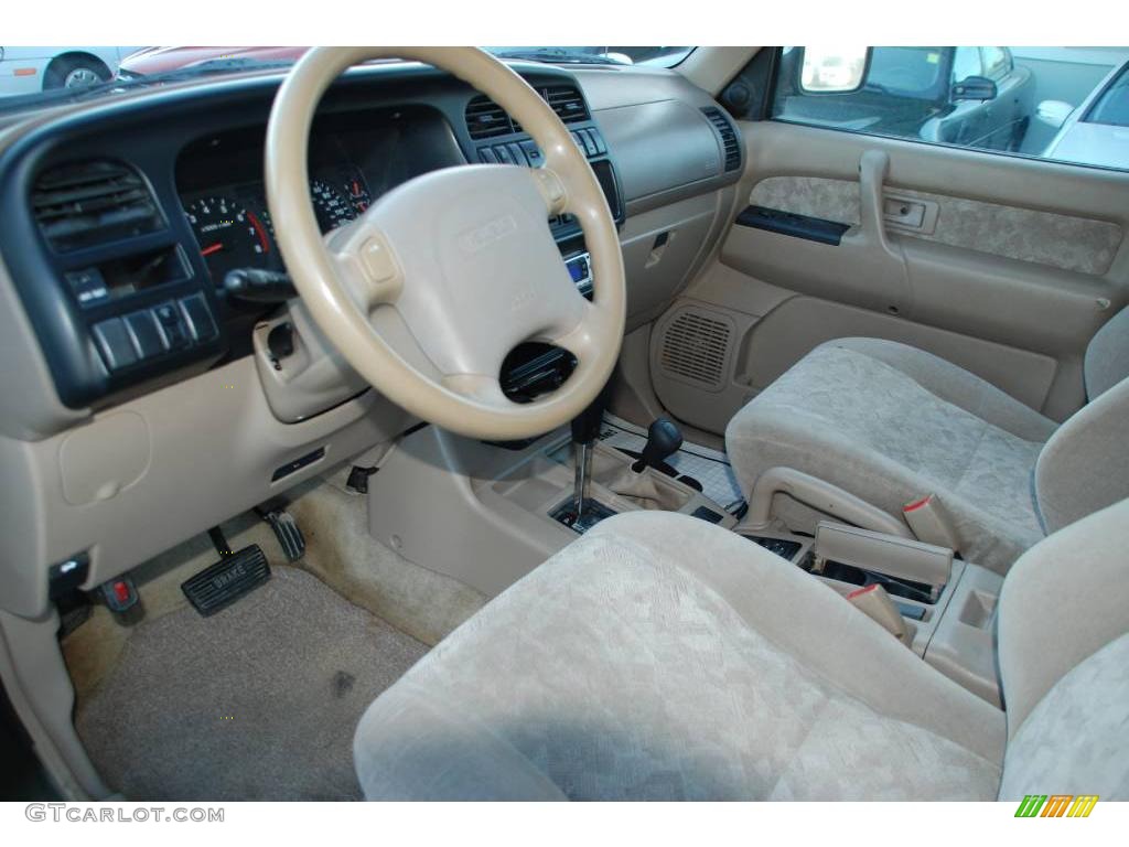 2000 Trooper LS 4x4 - Dragon Green / Beige photo #13