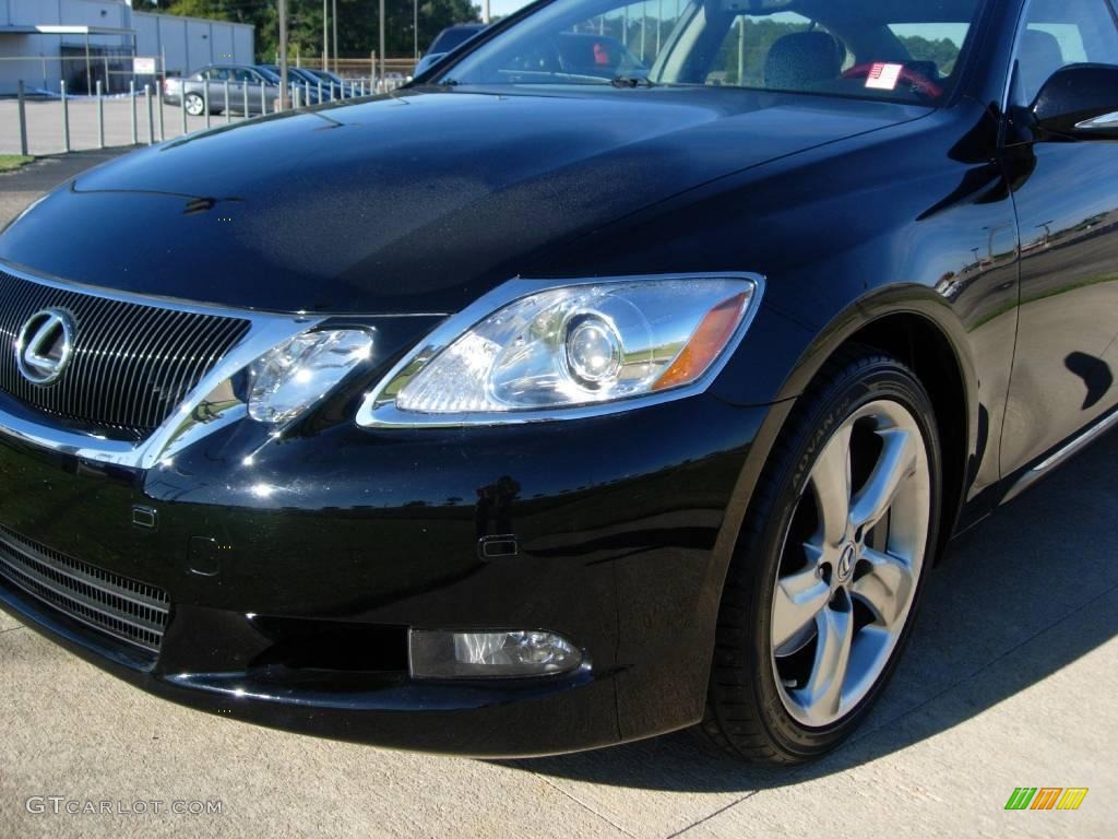 2008 GS 350 - Black Sapphire Pearl / Black photo #8