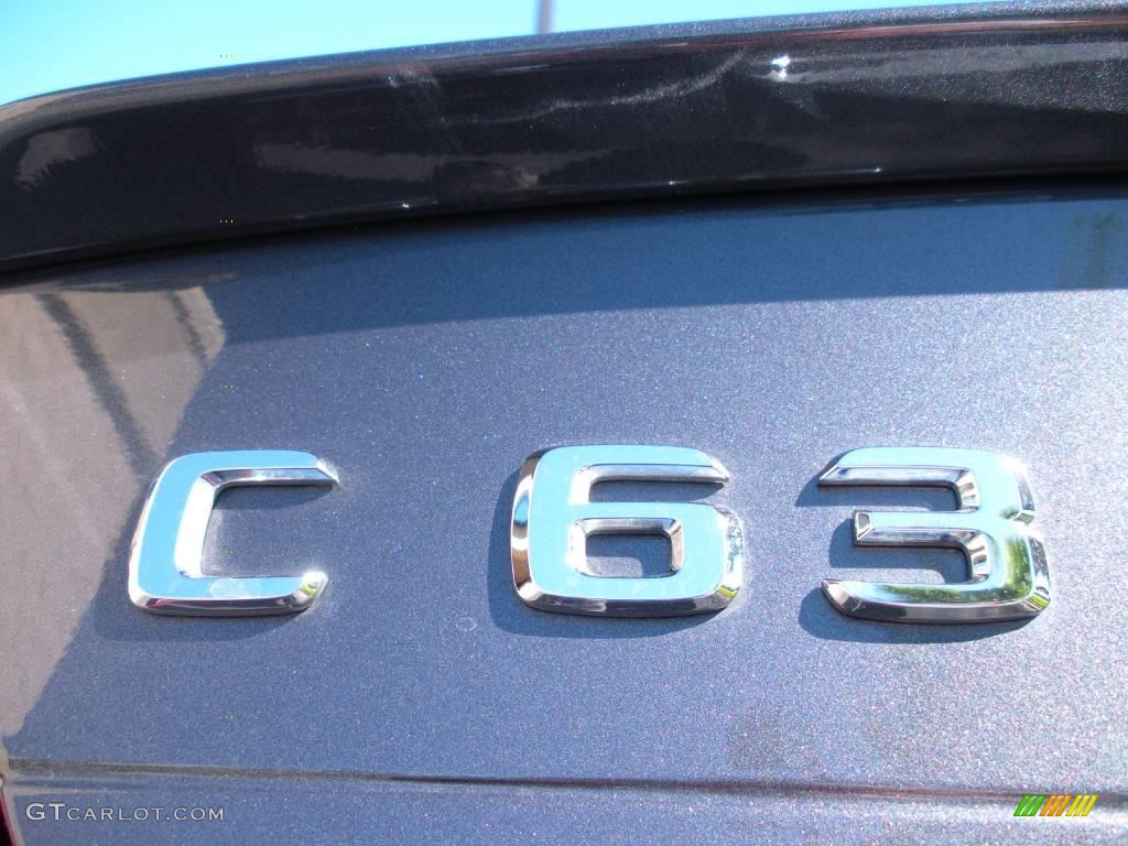 2009 C 63 AMG - Steel Grey Metallic / Black AMG Premium Leather photo #8