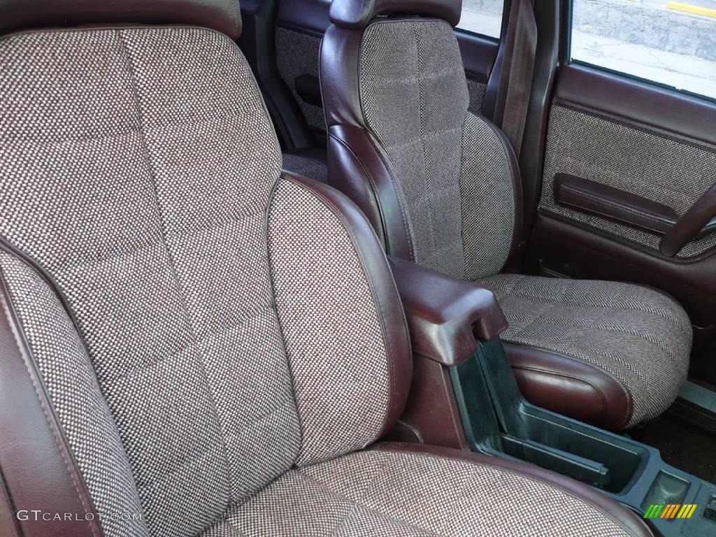 1991 Cherokee Laredo 4x4 - Black Cherry Pearl Metallic / Red photo #8